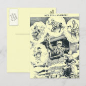 Carte Postale Ingénieur ferroviaire américain (Devant / Derrière)