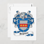 Carte Postale Ingram Famille Crest (Devant / Derrière)