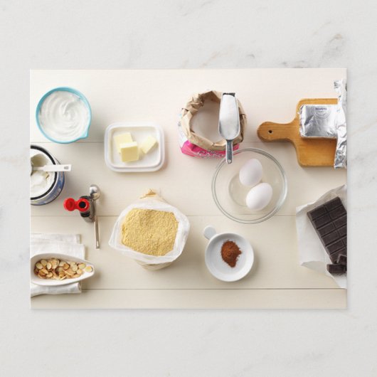 Carte Postale Ingrédients et outils 2 (Devant)