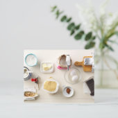 Carte Postale Ingrédients et outils 2 (Debout devant)