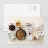 Carte Postale Ingrédients et outils 3 (Devant / Derrière)