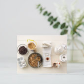 Carte Postale Ingrédients et outils 3 (Debout devant)