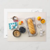 Carte Postale Ingrédients et outils 4 (Devant / Derrière)