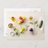 Carte Postale Ingrédients et outils 5 (Devant / Derrière)
