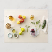 Carte Postale Ingrédients et outils 5 (Devant)