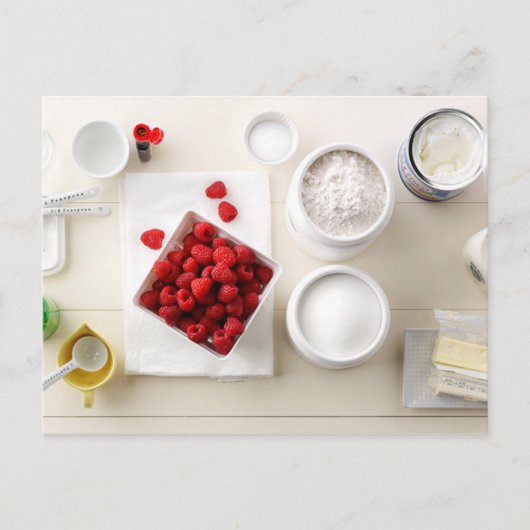 Carte Postale Ingrédients et outils 6 (Devant)