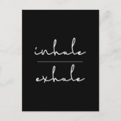 Carte Postale Inhale exhale (Devant)