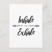 Carte Postale Inhale Exhale (Devant)