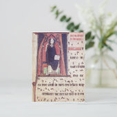 Carte Postale Initiale historique 'A' (Debout devant)