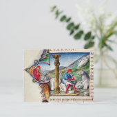 Carte Postale Initiale historique 'L' (Debout devant)