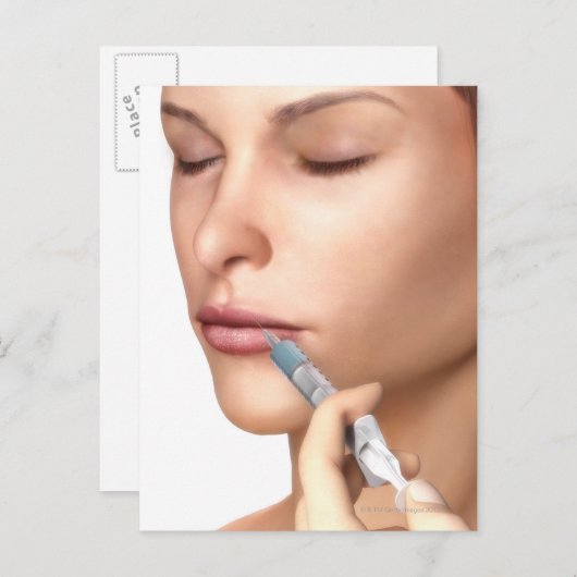 Carte Postale Injections Botox (Devant / Derrière)