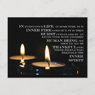 Carte Postale Inner Flame postcard