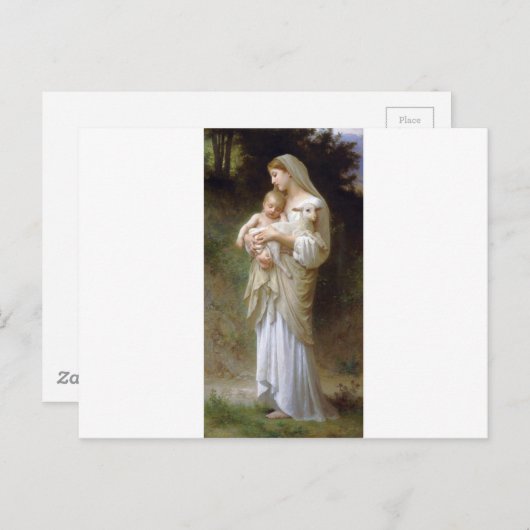 Carte Postale Innocence de William-Adolphe Bouguereau (Devant / Derrière)