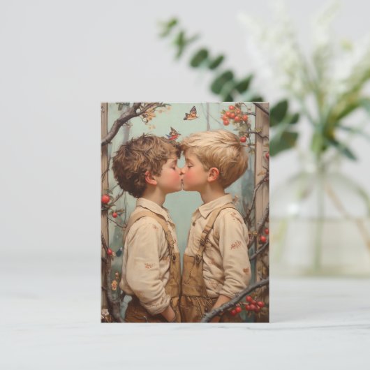 Carte Postale Innocence en fleur (Debout devant)