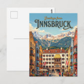 Carte Postale Innsbruck Autriche (Devant / Derrière)