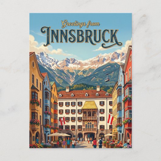Carte Postale Innsbruck Autriche (Devant)
