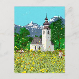Carte Postale Innsbruck Autriche Paysage Art Whimsical