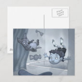 Carte postale "Inonder la maison" (Devant / Derrière)