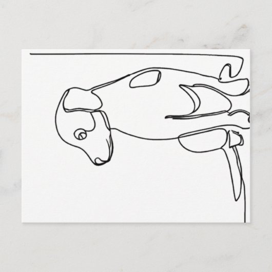 Carte Postale Inquisitive Dog (Devant)