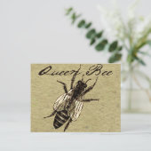 Carte Postale Insecte de la faune de l'abeille Queen (Debout devant)
