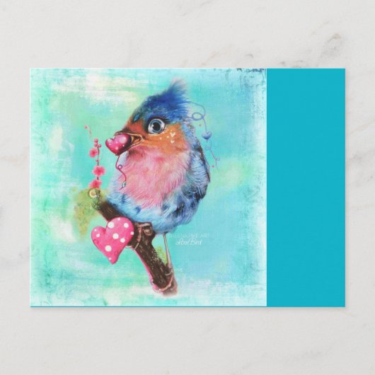 Carte postale "Inséparable" ©Sheena Pike (Devant)