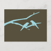 Carte Postale inséparables (Devant)