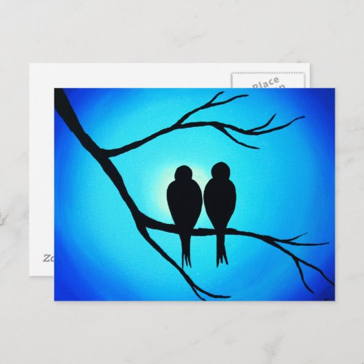 Carte Postale inséparables (Devant / Derrière)