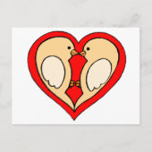 Carte Postale Inséparables (Devant)