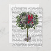 Carte Postale Inséparables dans un arbre (Devant / Derrière)