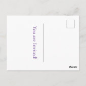 Carte Postale Inséparables lavande (Dos)