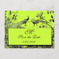 INSÉPARABLES mariages MONOGRAM noir et blanc vert