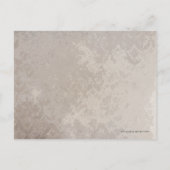 Carte Postale Inséparables vintages Peacock Grunge Damask (Dos)