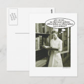 Carte Postale Insérez le ballon gonflable du cathéter ou..... (Devant / Derrière)