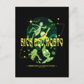 Carte Postale Insigne de devis de décrochage de Rick et Morty (Devant)
