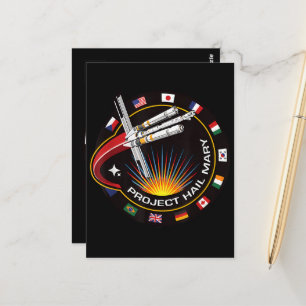 Carte Postale Insigne de mission spatiale