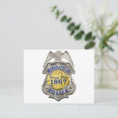Carte Postale Insigne de police de Minneapolis Minnesota (Debout devant)