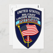 Carte Postale Insigne USMLM (Devant / Derrière)