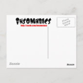 Carte Postale Insomniac dirigé pour Notre Dame (Dos)