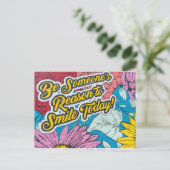 Carte Postale Inspirant Positif (Debout devant)