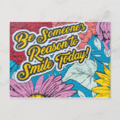 Carte Postale Inspirant Positif (Devant)