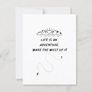 Carte Postale Inspirante 