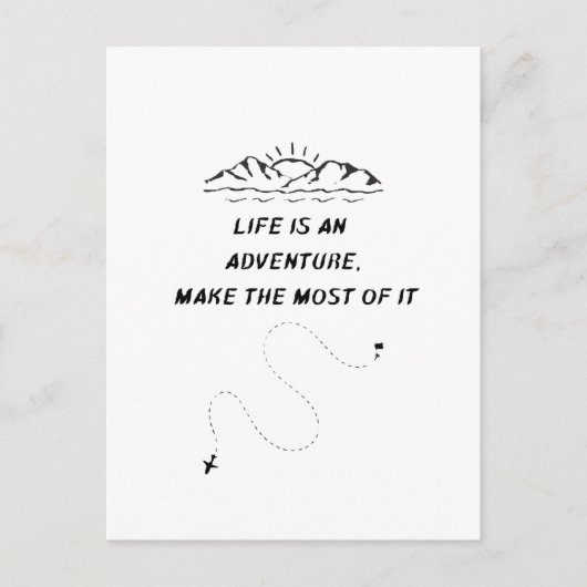 Carte Postale Inspirante  (Devant)