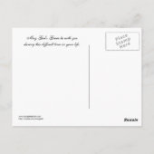 Carte postale Inspirante (Dos)