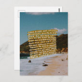 Carte postale inspirante (Devant / Derrière)