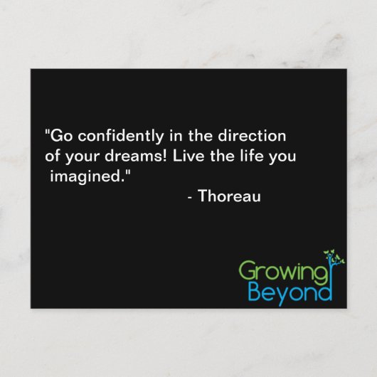 Carte postale inspirante #9 (Devant)