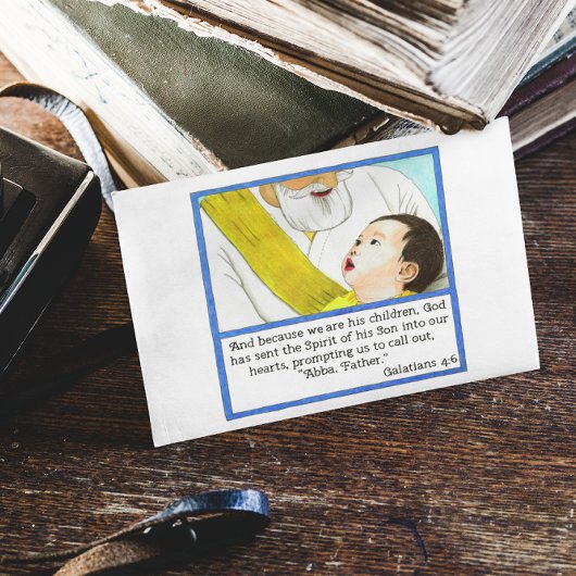 Carte postale inspirante Abba Père