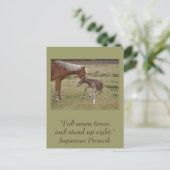 Carte postale inspirante : Encouragement (Debout devant)