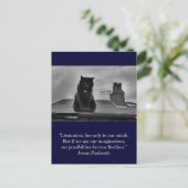 Carte postale inspirante : Imagination (Debout devant)