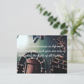 Carte postale inspirante italienne (Debout devant)