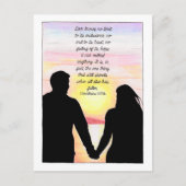 Carte postale inspirante Love Stands (Devant)